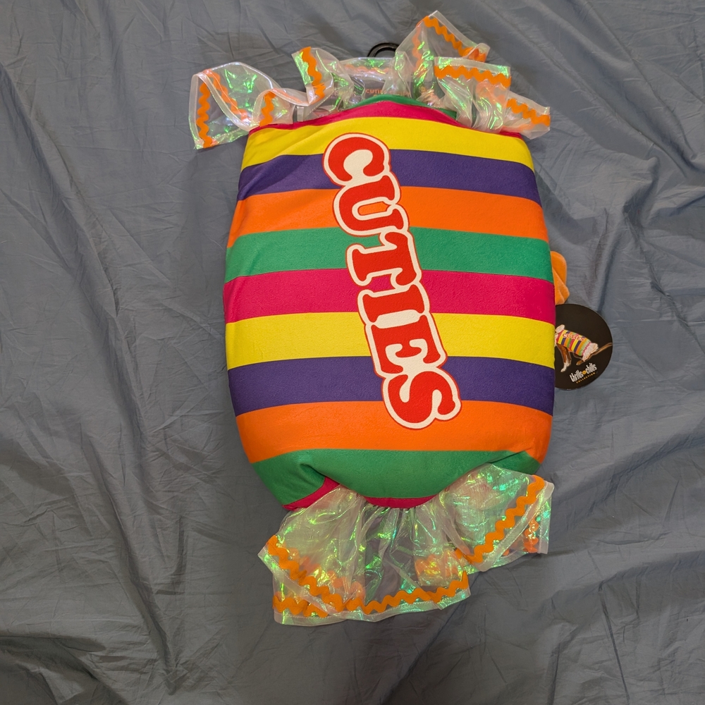 Vibrant Striped Candy Kids Costume